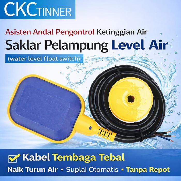 Float Switch Kabel 2 Meter Pelampung Sensor Pompa Celup Floating switch Otomatis PELAMPUNG AIR RADAR
