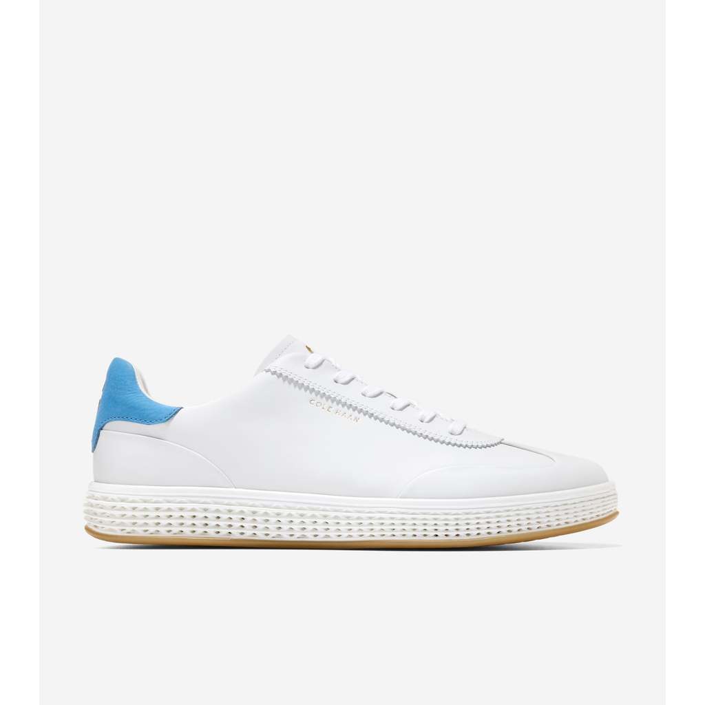 Cole Haan Men Grandpro Turf Skyweave Sneakers - Sepatu Pria (White) C44872