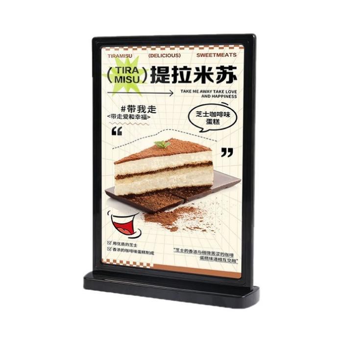 A4 Stand Akrilik Stand Menu Tempat Brosur Holder Menu Sign Holder Cafe Rumah Makan
