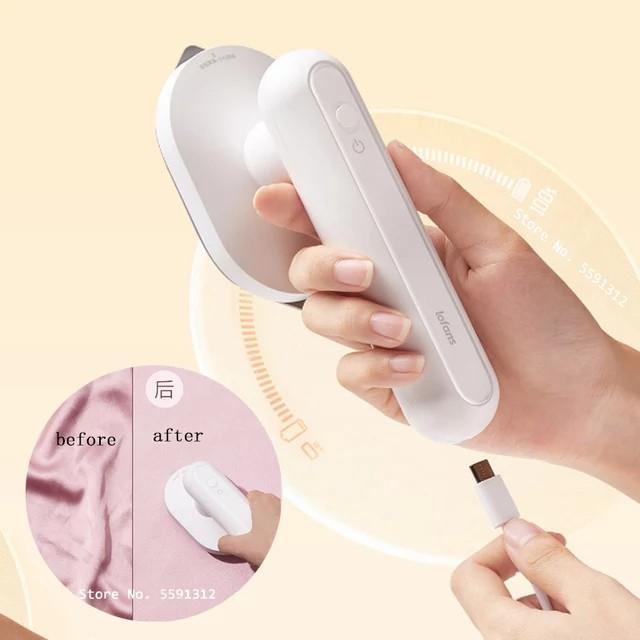 MOKAYA - Setrika Uap Listrik Tanpa kabel Usb Cepat Panas Merata Changer Mini Folding Iron Rechargeab
