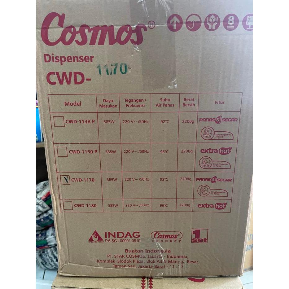asastore221 Dispenser Cosmos CWD-1138 Air panas & netral. body besar