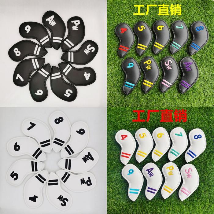 Iron Set Head Cover Golf Iron Stick Sarung Penutup Stick Golf Club Iron