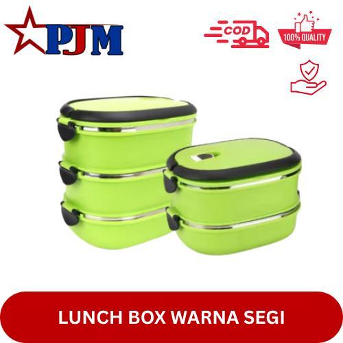 Lunch Box Segi /Kotak Bekal /Lunch Box Segi /Kotak Makan Siang / Kotak Makan Anak Lauk Nasi