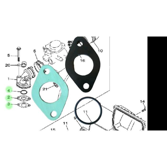 "New" Paking intake mio sporty mio smile soul Fino nouvo paket