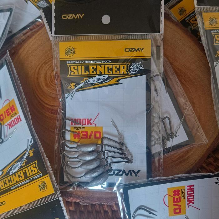 worm hook timah ozmy 3/0 original