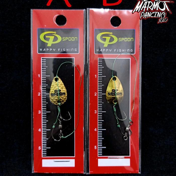 BISA COD LURE GP SPOON / MICRO SPOON BAHAN KUNINGAN