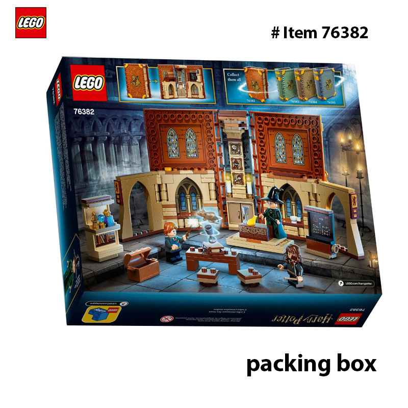 LEGO 76382 Harry Potter Hogwarts Moment :Transfiguration Class Building Set, Collectible Book Toy,