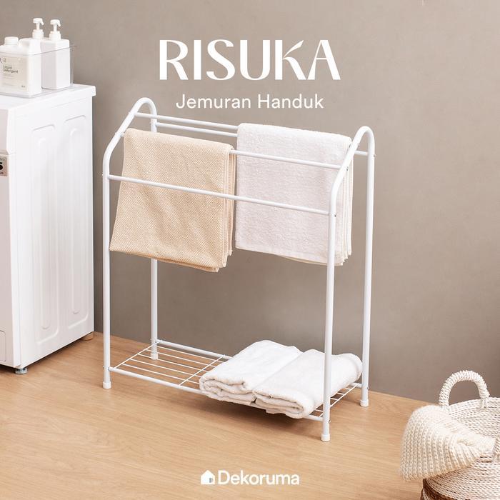 Informa Home - Risuka Rak Jemuran Handuk / Gantungan Handuk - White