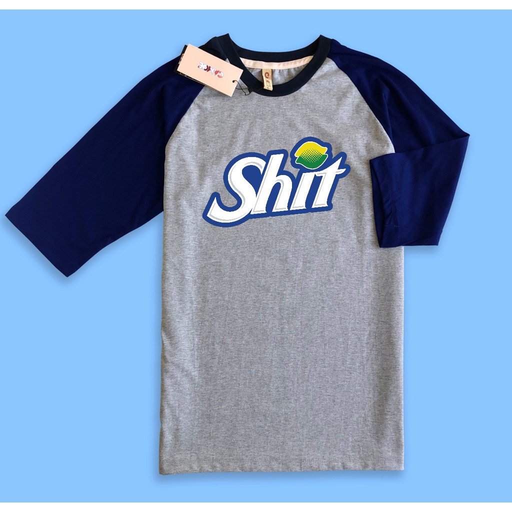 Kaos Raglan Sprite Shit Logo