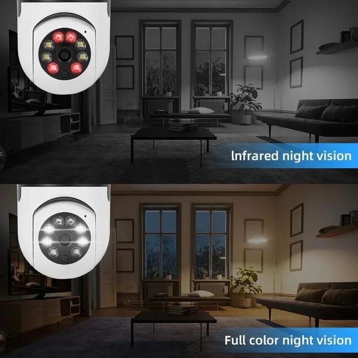 Premium Cctv V380 Pro Kamera Y02 4Mp Cctv Indoor Kamera Cctv Kecil Terhubung Ke Hp Smart Wifi