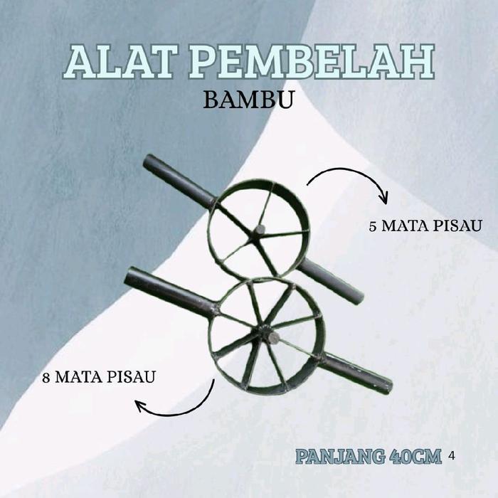 pembelah bambu pisau Alat Pembelah Bambu Pisau Belah Bambu Kerucut 5 Mata Alat Pembelah Bambu Pisau 