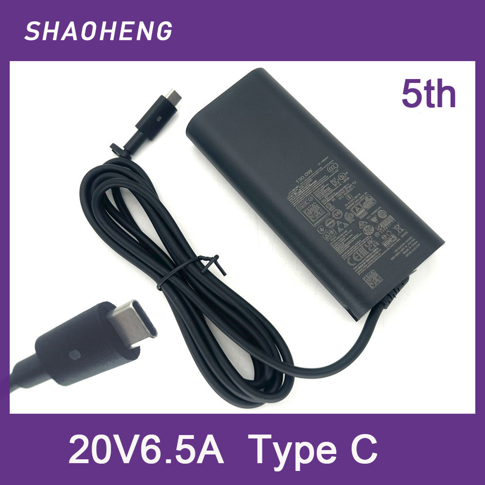 Genuine Laptop Charger 130W USB C Type C AC Adapter For Dell XPS 15 9500 9510 9520 XPS 17 9700 9710