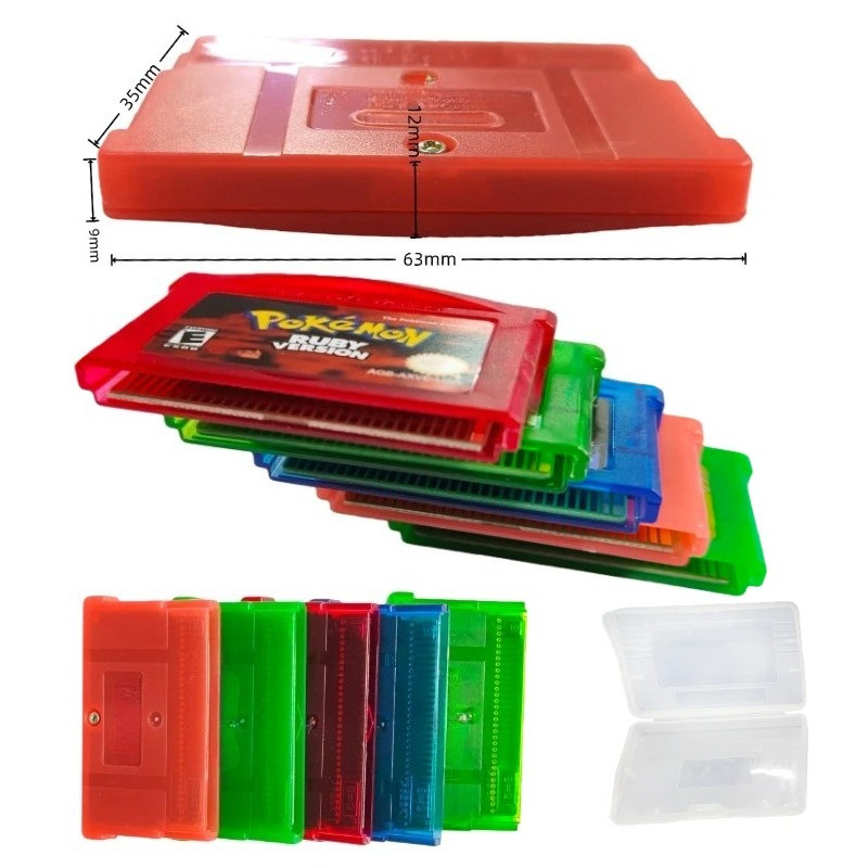 Pokemon USA 32 Bit Video Game Cartridge Console Card Emerald Ruby Leafgreen Sapphire Firered Game