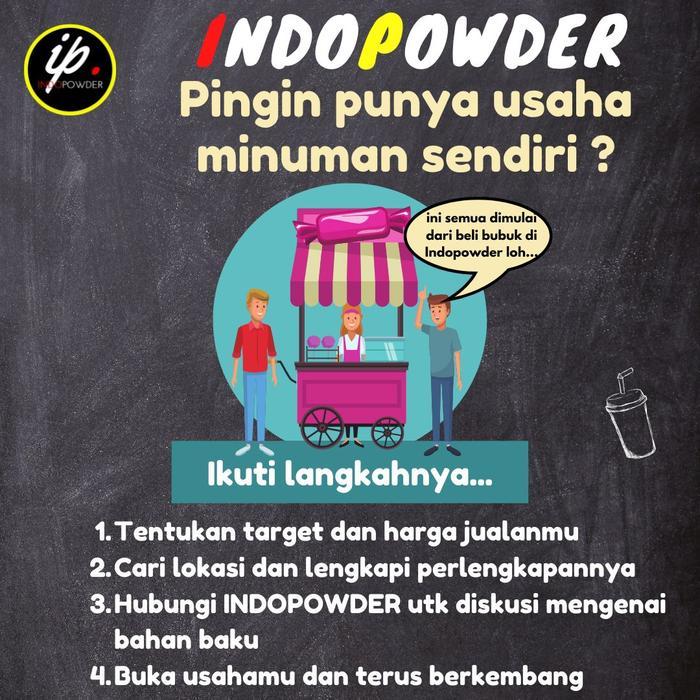 Indopowder - Bubuk Minuman Nyoklat Klasik /Coklat Klasik 1Kg Untuk Cafe, Waralaba Dan Usaha Kekinian