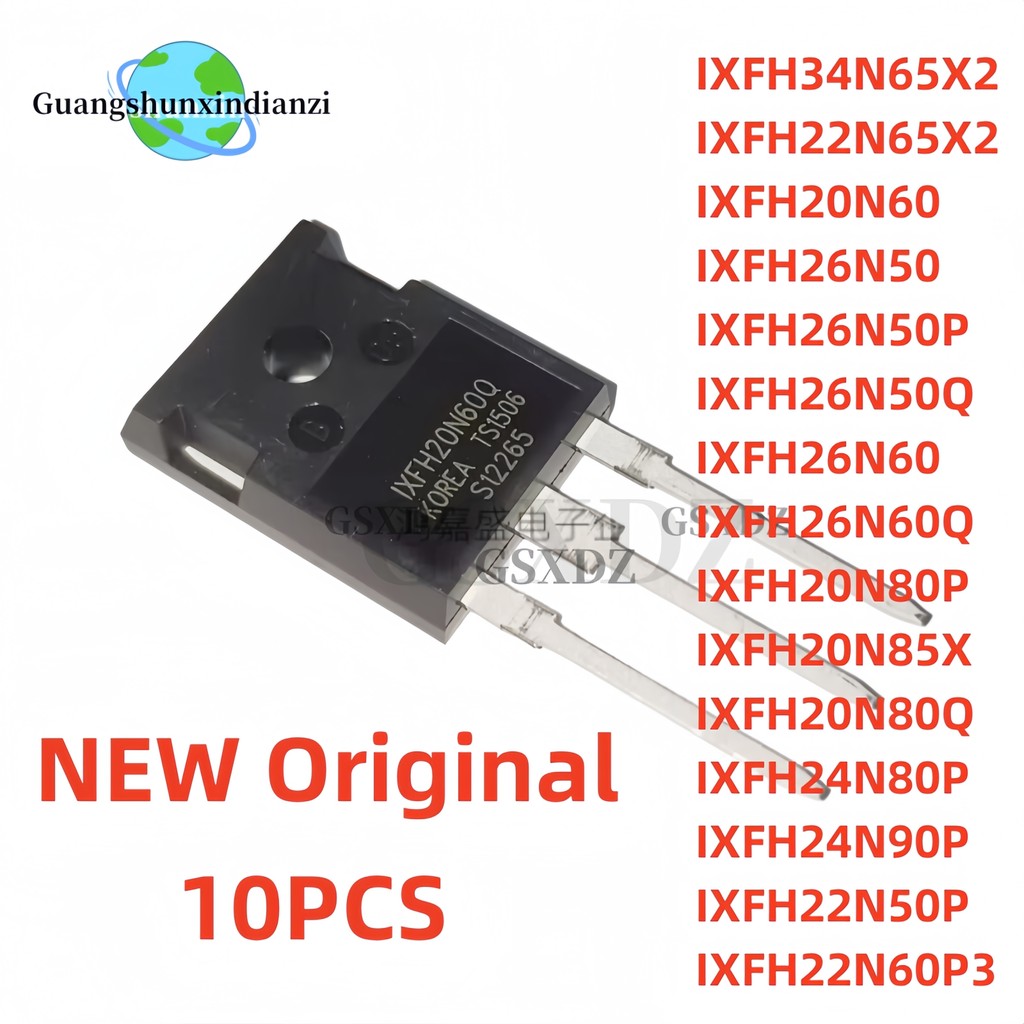 10PCS Original IXFH 20N60 26N50 26N50P 26N50Q 26N60 20N80P 20N80PQ 20N85PX 24N80P 24N90P 22N50P