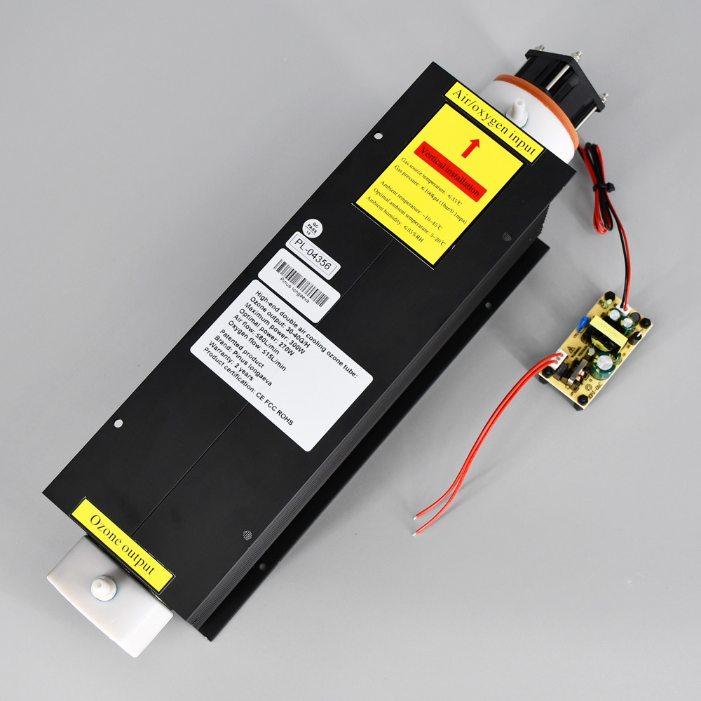 CE FCC ROHS 40G/H ozone tube ozone generator parts ozone cell Black Quartz Tube With internal