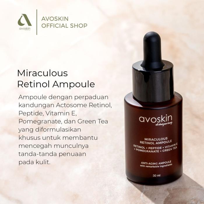Paket Skincare-Avoskin Miraculous Retinol Series Terlaris
