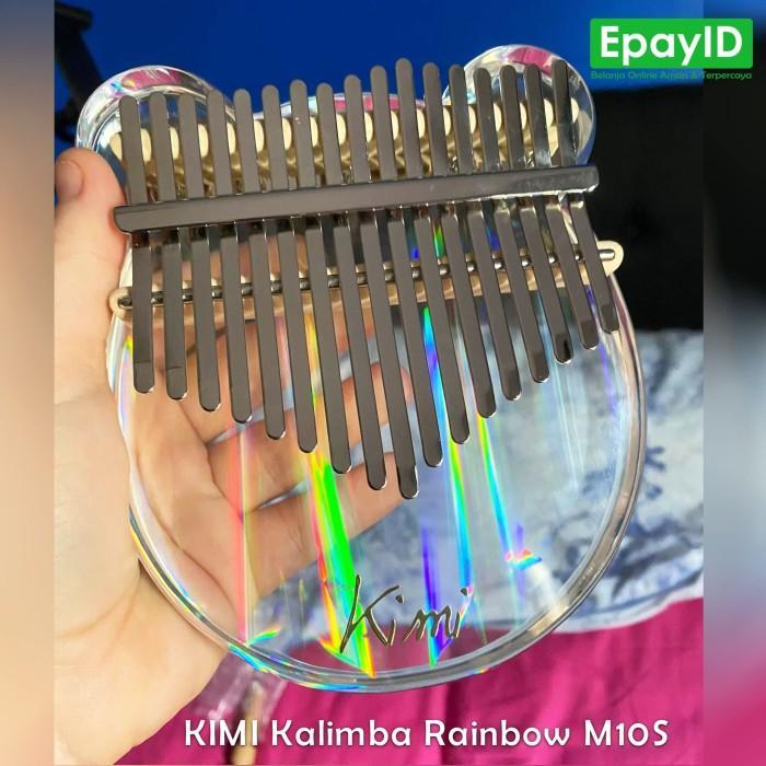 KIMI RAINBOW KALIMBA 17 Keys Akrilik Acrylic Hardcase Original M10S