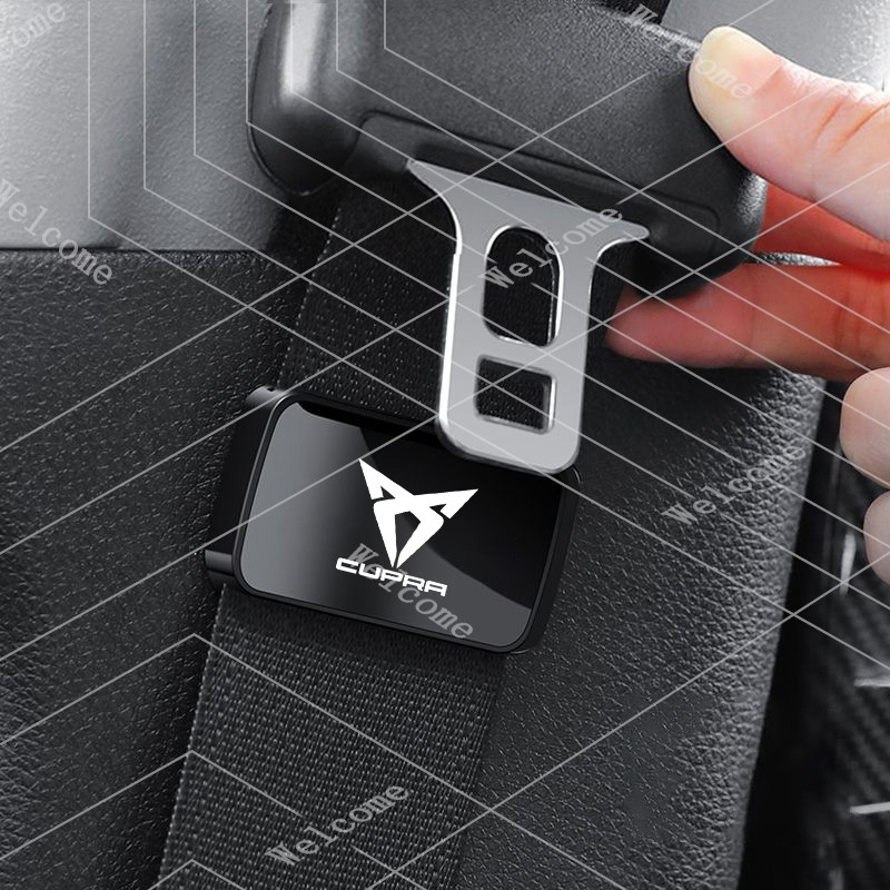 Magnetic Car Seat Belt Holder Stabilizer Interior Accessories For Seat Cupra Ateca Born Leon IBIZA