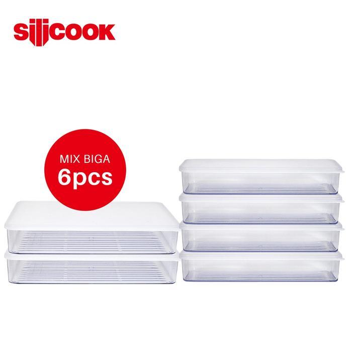 Silicook Mix Set Food Container Biga Tbk