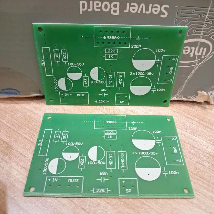 PCB amp Gainclone LM 3886 fiber