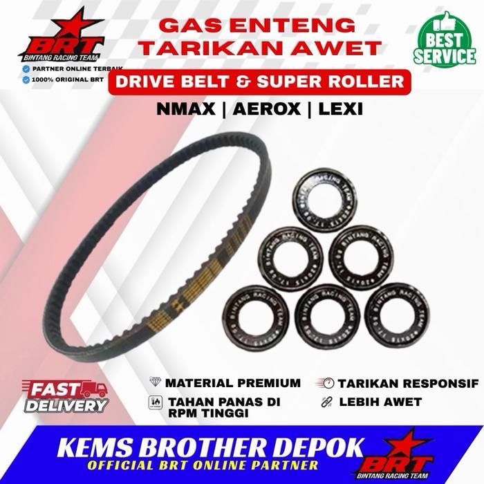 Blackbird - Vbelt Brt Set Dan Super Roller Yamaha Nmax Aerox Lexi All New Nmax All New Aerox Brt