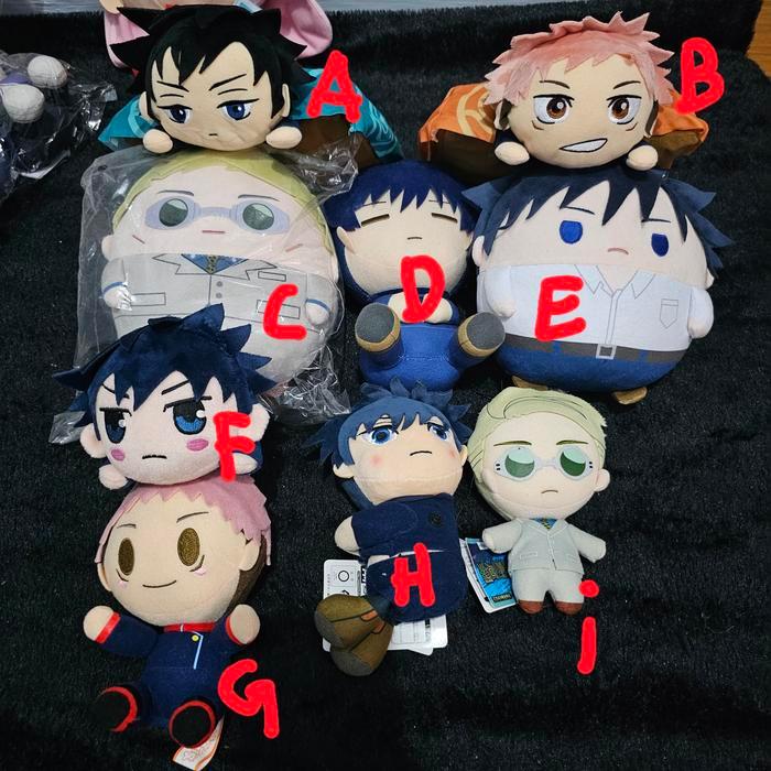 HOT SALE MIX NUIGURUMI PLUSH JUJUTSU KAISEN FUWA M SEGA FURYU MEGUMI NANAMI YUJI TERMURAH