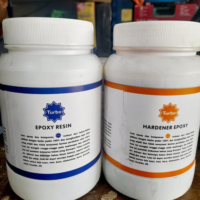 Epoxy Resin Dan Hardener Butek Pengeras 2Kg Set