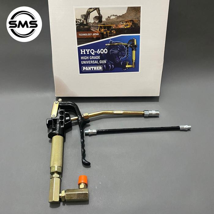 air grease gun HYQ 600 - gun grease lubricator - gun pompa gemuk angin