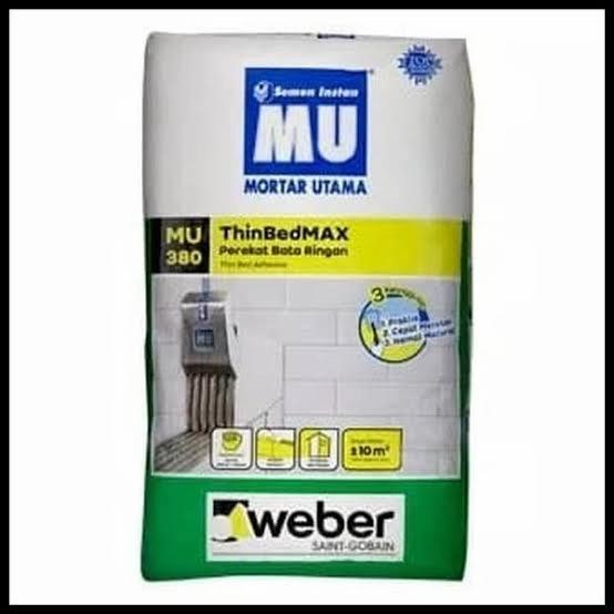 SEMEN PEREKAT BATA RINGAN/MORTAR UTAMA 380 (40 KG)