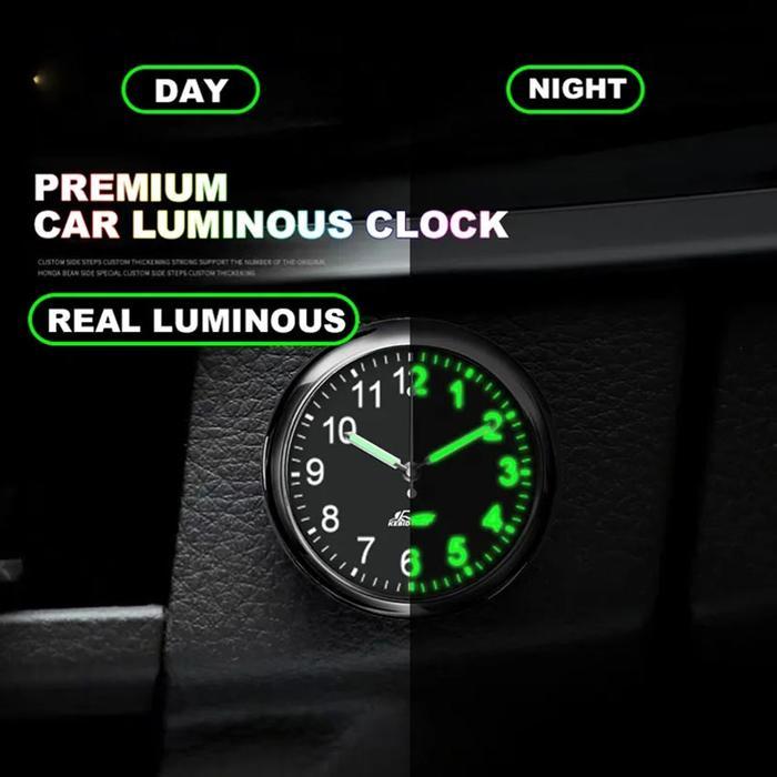 Jam Tangan Mobil Quartz Watch Tahan Air Jam Tangan Elektronik Sepeda Motor Auto Car Watch Dashboard