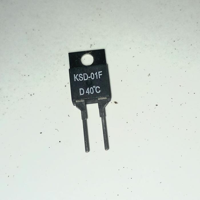 KSD-01F D 40C 40C Bimetal thermostat termostat sensor suhu 40 derajat