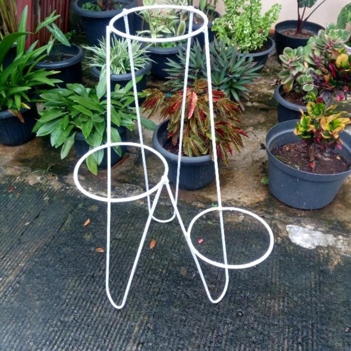 Kerangka Standing Pot Susun 6 / Pot Standing / Rak Besi Bunga Susun