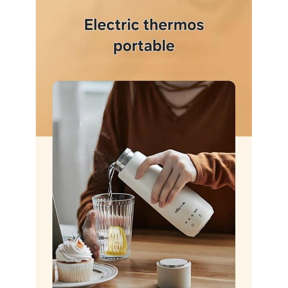 ELECTRIC THERMOS PORTABLE BEAR - TERMOS LISTRIK - TERMOS SUSU ANAK - TERMOS ELEKTRIK - KETTLE