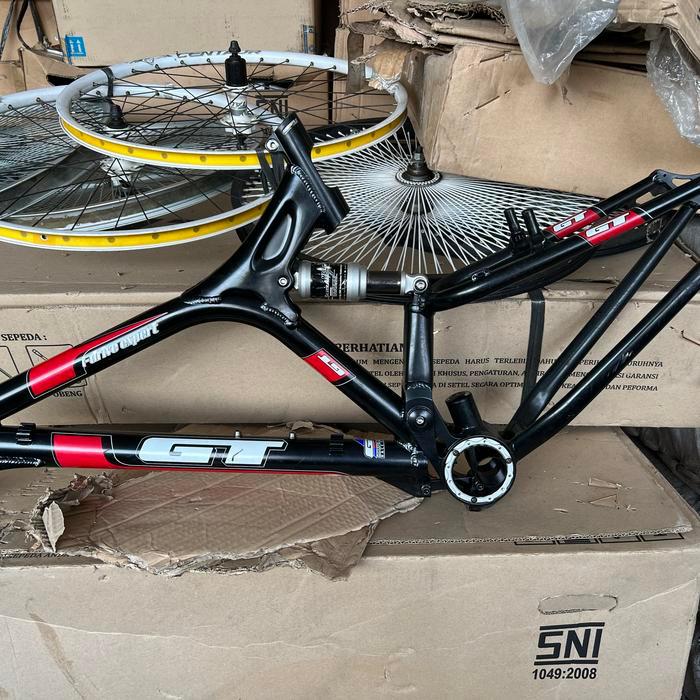 ASLI FRAME MTB FULLSUS 26 GT I DRIVE I-DRIVE ORIGINAL NOS FULL SUSPENSION READY STOCK