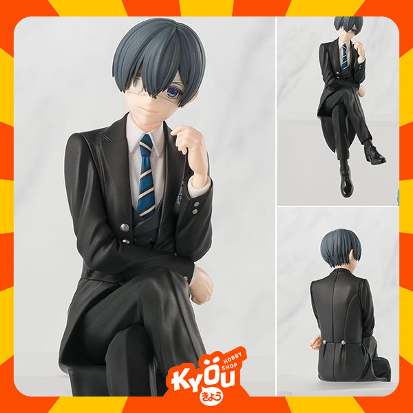 Premium Chokonose Figure Ciel Phantomhive - Black Butler / Kuroshitsuji: Kishuku Gakkou-hen (14cm)