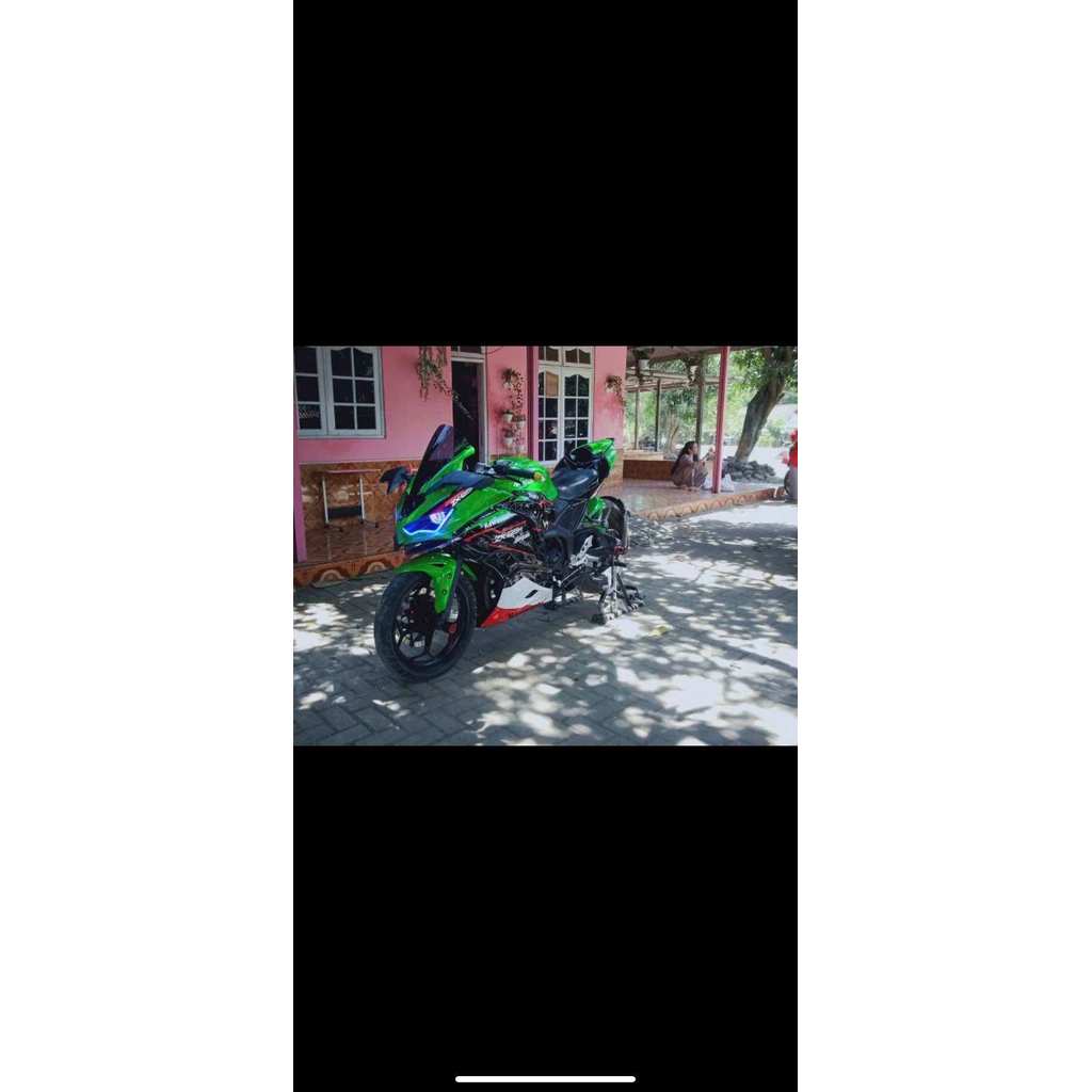 Full fairing zx250 pnp ninja 250 fi fullset tanpa rubah rangka