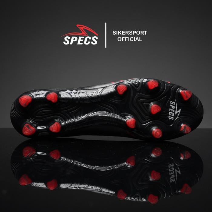 Sepatu Bola Specs Accelerator Spyder FG Hitam Merah