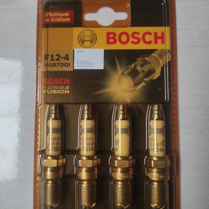 BUSI BOSCH PLATINUM FUSION F12-4 HGR7DQI MOBIL BMW MERCEDES VW 10 PCS OK.