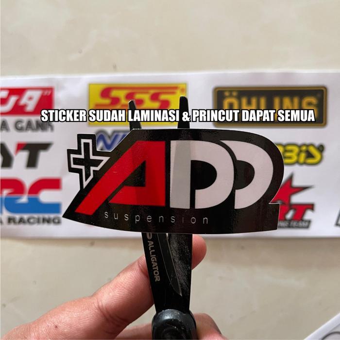 ORIGINAL 39 STICKER SPONSOR BRAND Lembar Stiker Motor Sponsor Racing sudah terpotong IP STICKER