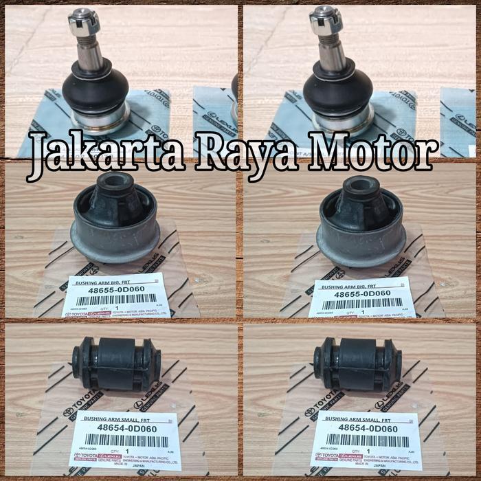 BUSHING ARM BESAR + KECIL + BALL JOINT VIOS GEN 1 2002 2003 2004 2005 2006 BEST SELLER