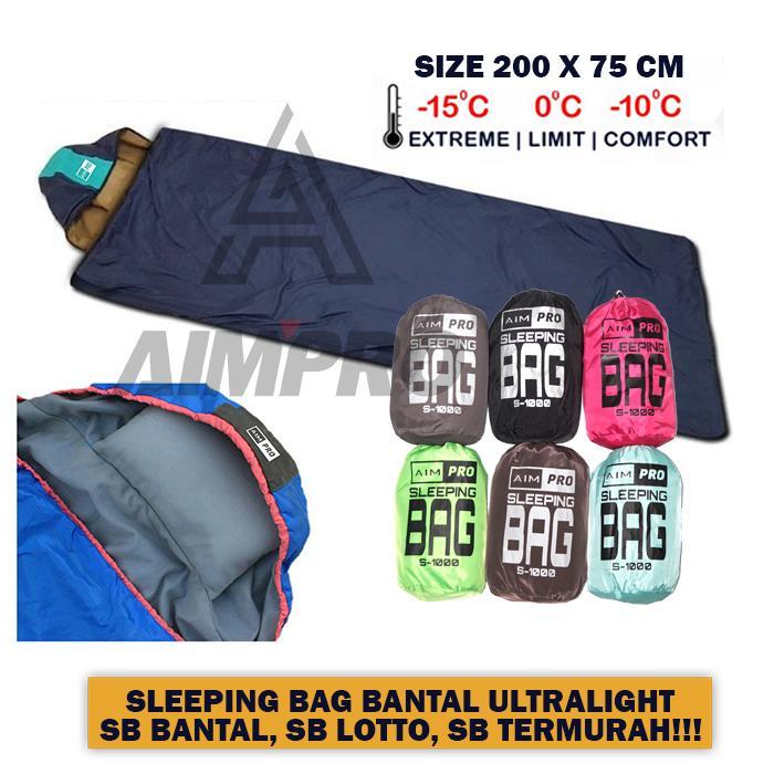 Berkualitas AIMPRO Sleeping Bag Polar Bantal UL / Sleeping Bag Bantal Ultralight