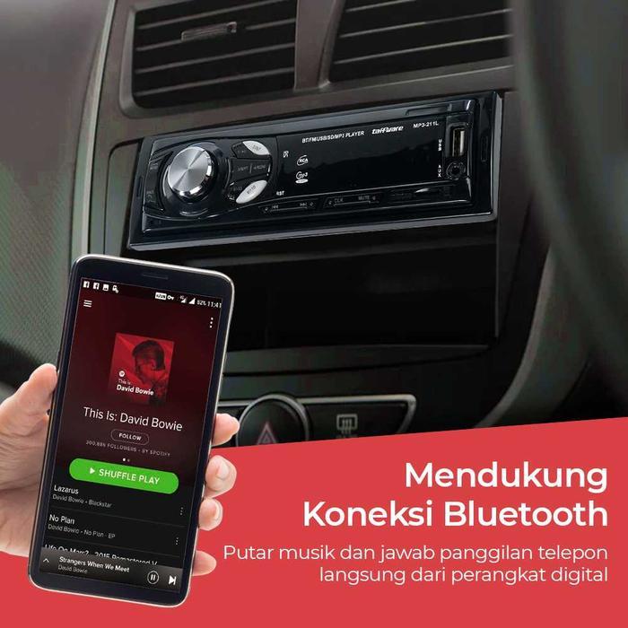 "New" COD Taffware Tape Mobil Audio Bluetooth 5.0 Super Bass MP3 Player Carry Pickup Pioneer Grand