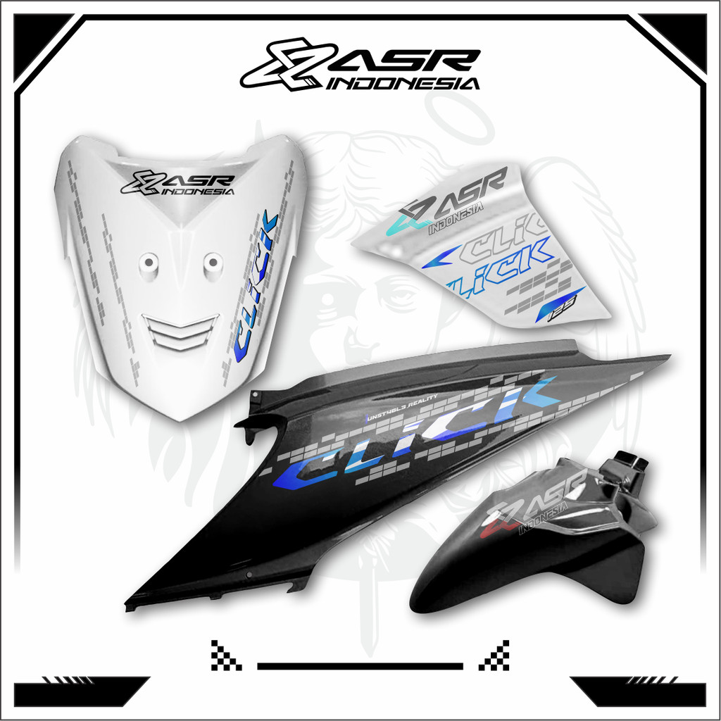 STRIPING TRANSPARAN HONDA BEAT KARBU NVX