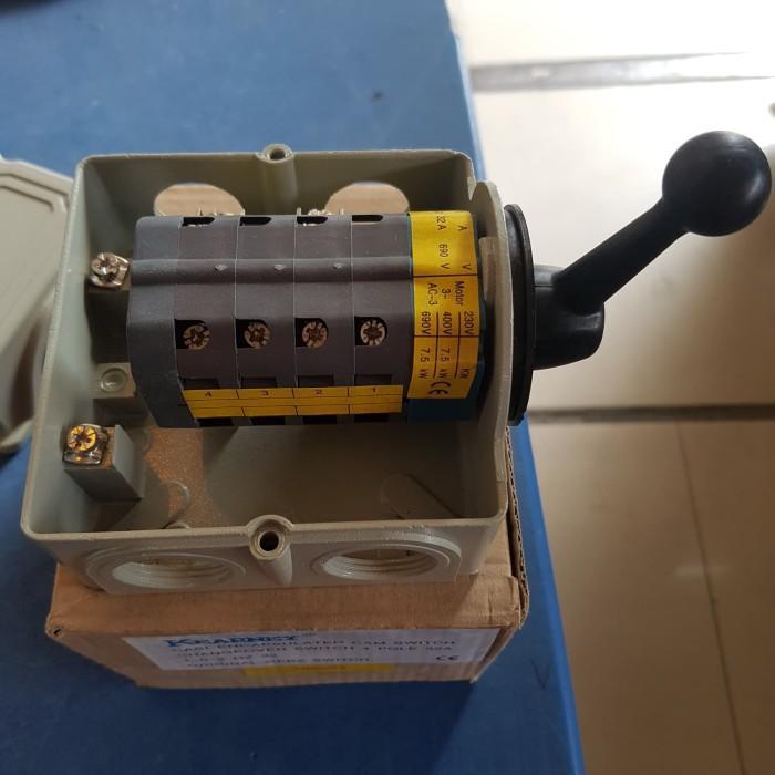 Kearney Cam Starter Gz 4P 63A / Changeover Switch / Cos Handel / Ohm Saklar Handle Genset 1-0-2 4