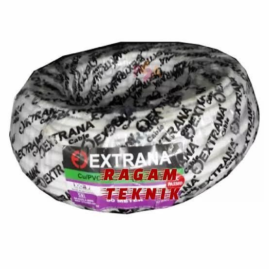 Kabel Listrik Extrana Nymhy 2X1.5 Nyyhy Putih Hitam Rambut Rol