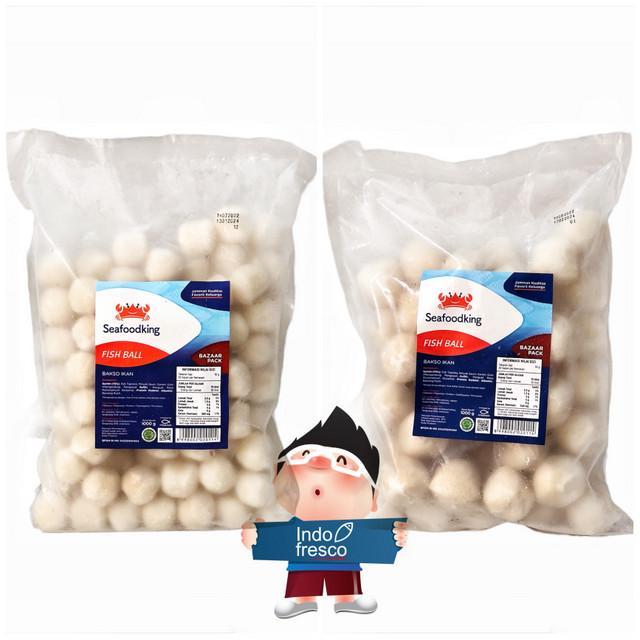 Seafood King Bakso Ikan- Fish Ball 1 Kg Terlaris
