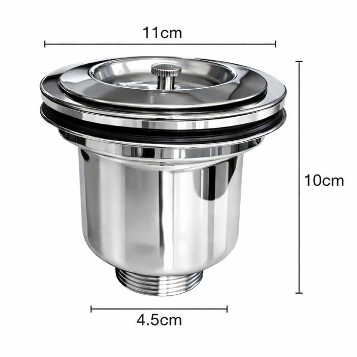 Promo Avur Bak Cuci Piring Jumbo Afur Saringan Pembuangan Kitchen Sink Sus 304 Terlaris