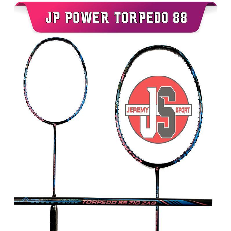 Raket Badminton - Bulutangkis JP Power Torpedo 88 Zig Zag Original 35