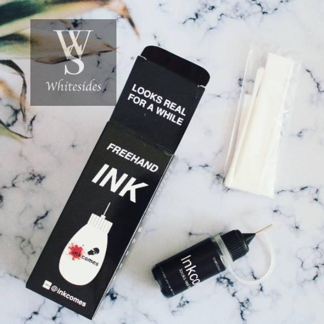 DISKON INKCOMES TATTOO INK TEMPORER TEMPORARY HERBAL WATERPROOF INKBOX LOCAL